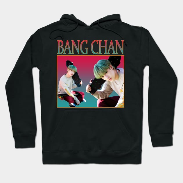 Stray Kids - Bang Chan retro style Hoodie by chidees